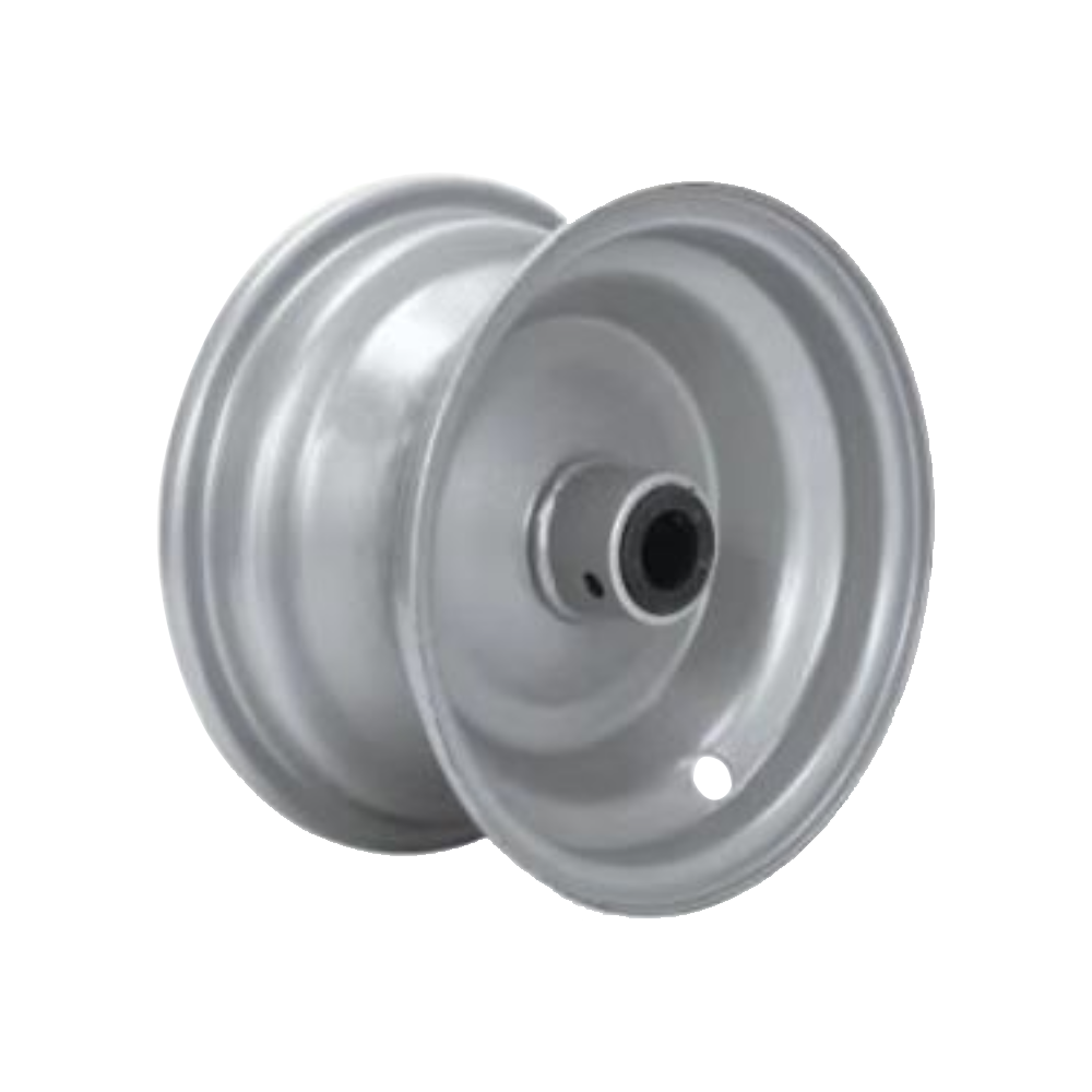 6x3.25 Snow sweeper wheel rim  with  valve hole